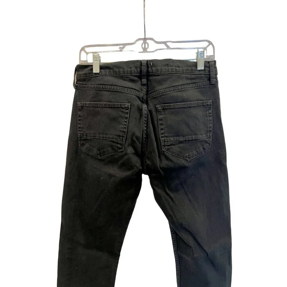 Topman STRETCH SKINNY Black Jean - 32R